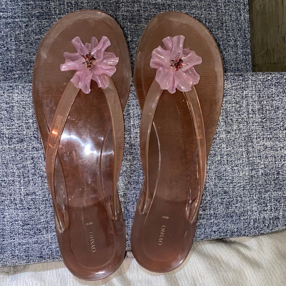 Oysho jelly sandals
